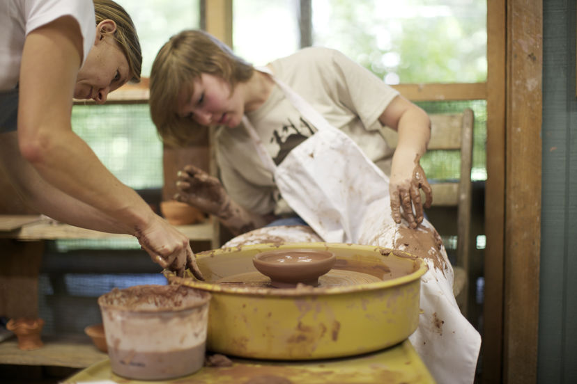 teaching pottery